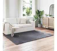 Faux Sheepskin Rug Tafalla Anthracite 160 x 230 cm Polyester