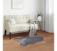 Faux Sheepskin Rug Tafalla Anthracite 80 x 120 cm Polyester