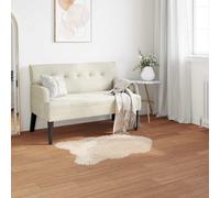 vidaXL Faux Sheepskin Rug Tafalla Beige 60 x 90 cm Polyester