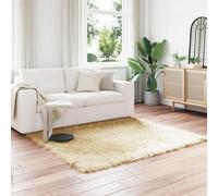 vidaXL Faux Sheepskin Rug Tafalla Cream 120 x 120 cm Polyester