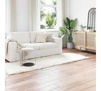 vidaXL Faux Sheepskin Rug TAFALLA White 80 x 250 cm Polyester