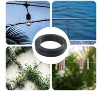 vidaXL Fence Binding Wire 1.6/2.5mm Steel Anthracite Tension Tie Roll Wrap