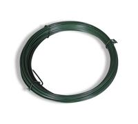 vidaXL Fence Binding Wire 25m 1.4/2mm Steel Green Outdoor Mesh Tie Rope Roll
