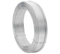 vidaXL Fence Binding Wire Tension Tie Roll Wrap Mesh Wire Rack Straining Line Fencing Chain Net Garden Backyard Border 2.5mm Steel