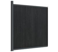 vidaXL Fence Panel Patio Outdoor Fence Board Garden Picket Fence Grey WPC