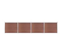 Fence Panel WPC Garden Barrier Edging Fencing Multi Colours Multi Sizes vidaXL