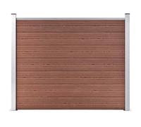 vidaXL Fence Panel WPC 180x146 cm Brown