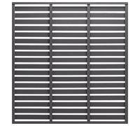 vidaXL WPC Fence Panel - 180x180 cm - and Rot-, Multi-Purpose Garden/Outdoor Screen in Stylish Grey, Low-Maintenance - Durable and Weather-