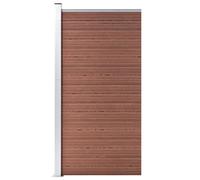 vidaXL Fence Panel WPC 95x186 cm Brown