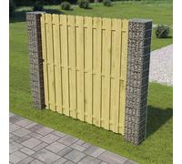 vidaXL Fence Post 2 pcs Silver 20 x 20 x 190 cm Metal