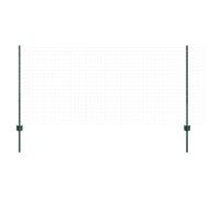vidaXL Fence Post 22 pcs Green 140 cm Steel