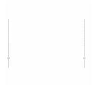 vidaXL Fence Post 22 pcs Silver 180 cm Steel