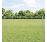 Fence Post Steel Garden Terrace Outdoor Fencing Solution Barrier Modern vidaXL