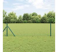 Garden Fence Roll Hexagon 0.6x10m Green Metal Steel UV-Resistant Outdoor 5-Roll