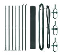Fence Post Steel Outdoor Barrier Garden Modern Terrace Strong Support vidaXL