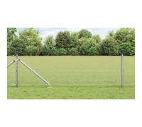 vidaXL Fence Post Silver 10 x 0.4 m (16 x 16 mm mesh) Steel