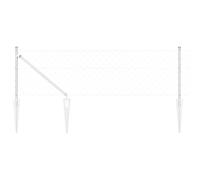 Fence Post Outdoor Garden Terrace Barrier Metal Modern Style Divider vidaXL