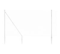 vidaXL Fence Post Silver 10 x 1.6 m (40 x 40 mm mesh) Steel