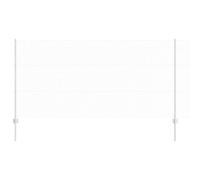 Silver Steel Garden Fence 1.2m x 50m Durable Outdoor Boundary Panel Easy Install