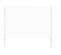 vidaXL Fence with Post Silver, Garden and Terrace, Modern Fence Panel, Outdoor B