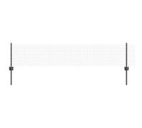 vidaXL Fence with Posts Grey 0.4 x 100 m Steel, Garden and Terrace, Durable Outdoor Fence, Customizable Boundary Barrier, Protective Enclosure, Weather Resistant Panels