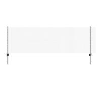 vidaXL Fence with Posts Grey 0.8 x 100 m Steel, Garden and Terrace, Durable Outdoor Fence, Customizable Boundary Barrier, Protective Enclosure, Weather Resistant Panels
