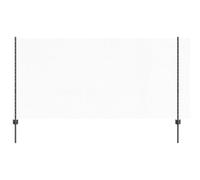vidaXL Fence with Posts Grey 1.2 x 50 m Steel, Garden and Terrace, Durable Outdoor Fence, Customizable Boundary Barrier, Protective Enclosure, Weather Resistant Panels