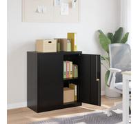 Vidaxl File Cabinet Black 79X40X90 Cm Steel