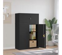 File Cabinet Storage Cabinet Office Filing Cabinet Storage Unit Steel vidaXL