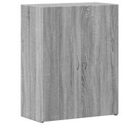 vidaXL File Cabinet File Storage Filing Cabinet Grey Sonoma Engineered Wood
