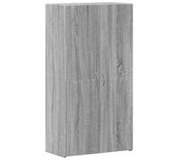 vidaXL File Cabinet File Storage Filing Cabinet Grey Sonoma Engineered Wood