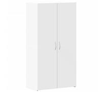 vidaXL File Cabinet Office File Storage Filing Cabinet White Engineered Wood
