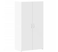 vidaXL File Cabinet Office File Storage Filing Cabinet White Engineered Wood