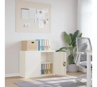 vidaXL File Cabinet White 90x40x70 cm Steel