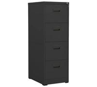 Vidaxl Filing Cabinet Anthracite 46X62X133 Cm Steel