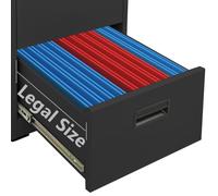 vidaXL Filing Cabinet Anthracite 46x62x102.5 cm Steel, Multi