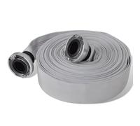 vidaXL Fire Hose Flat Hose 20m with C-Storz Couplings Water Pump Tubing Line