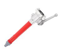 vidaXL Fire Hose Nozzle with Storz B Coupling - High Operating Pressure, 180° Adjustable Spray, 20m Range, Durable Aluminium & Plastic Materials