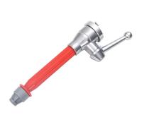vidaXL Fire Hose Nozzle with D Coupling - Durable Aluminium and Plastic - High Operating Pressure of 8 bar - 180° Swivel Switch - Effective Jet Spray up to 12 m