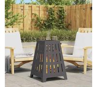 vidaXL Fire Pit Black 50 x 50 x 70 cm Steel