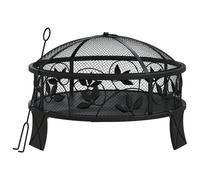 vidaXL Fire Pit, Fire Bowl for Outdoor Garden, Fireplace for Camping Picnic, Pat