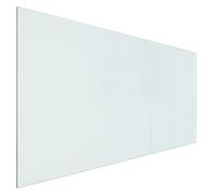 'vidaXL Fireplace Glass Plate - 120x60 cm Rectangular Tempered Glass Panel for High Temperature Resistance and Floor Protection