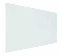 vidaXL Fireplace Glass Plate Transparent 100 x 60 cm Glass