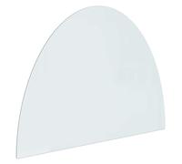 vidaXL Fireplace Glass Plate Transparent 800 x 600 mm Glass