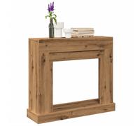 vidaXL Fireplace Surround Mantel – Engineered Wood, Artisan Oak – 100x30x87.5 cm, LED Compatible