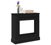 vidaXL Fireplace Surround Black 90x30x90 cm Engineered Wood