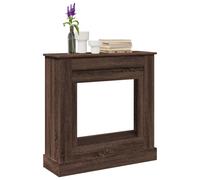 vidaXL Fireplace Surround Brown Oak 90x30x90 cm Engineered Wood