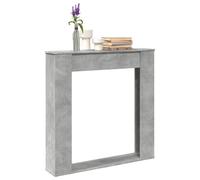 vidaXL Fireplace Surround Mantel Concrete Grey Engineered Wood - 100x20x100 cm