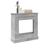 vidaXL Fireplace Surround Concrete Grey 90x30x90 cm Engineered Wood