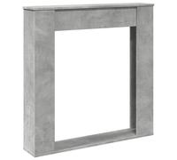 (concrete grey) vidaXL Fireplace Surround Fire Surround Fire Place Engineered Wood